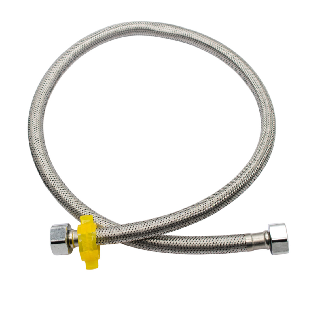 Universeller Verbindungsschlauch 80 cm – Chrom