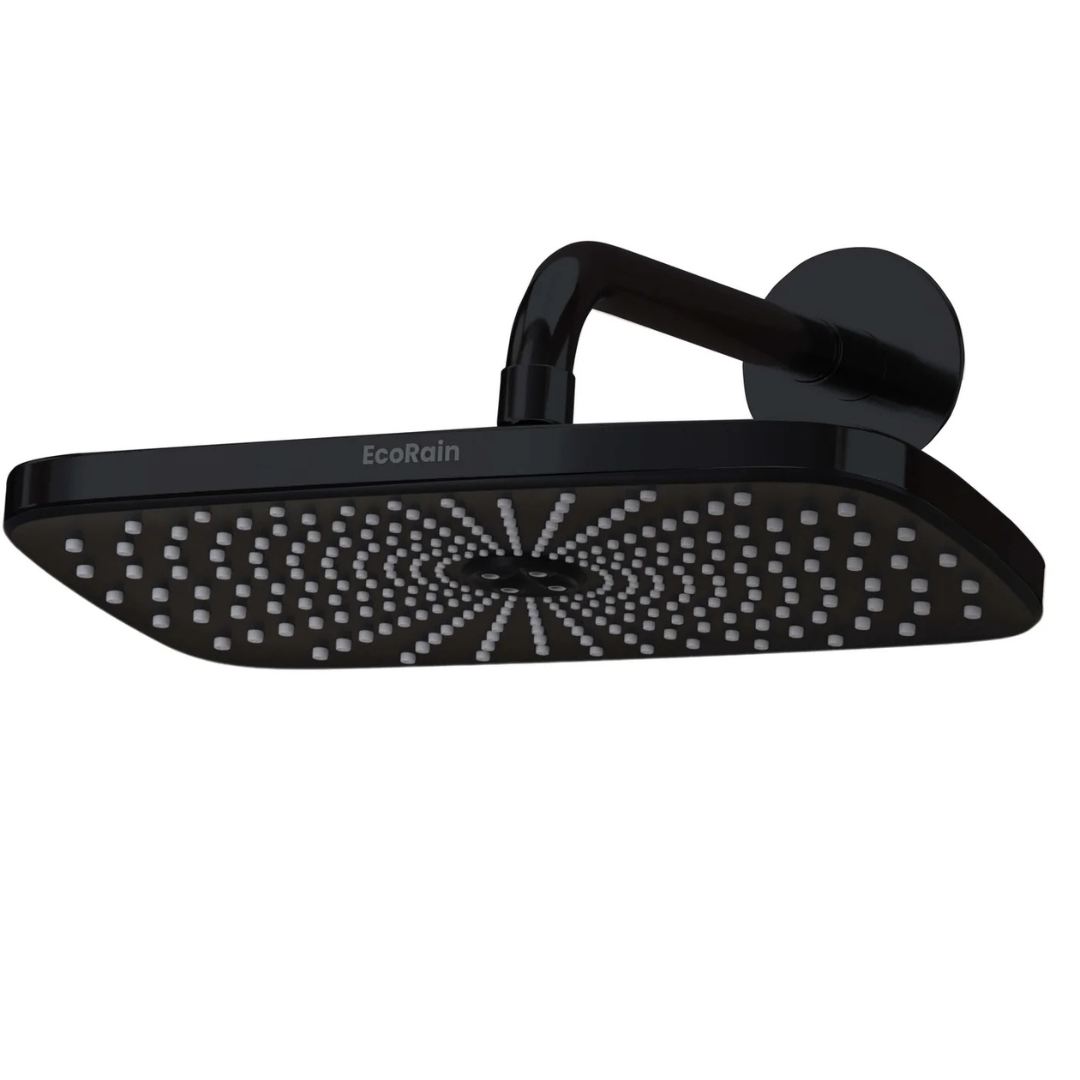 Kopfbrause Duscharm 48 cm - Schwarz