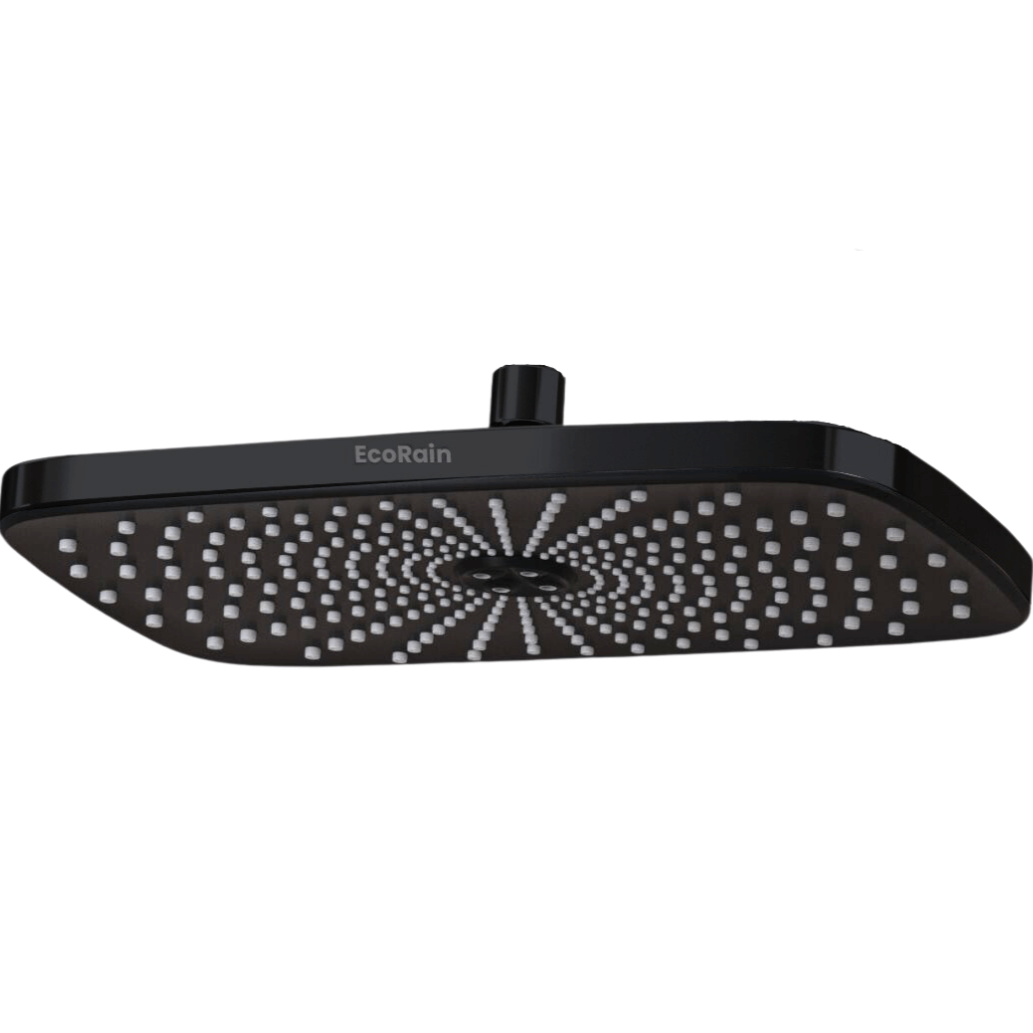 Regenduschkopf Melvin XL 30 cm - Schwarz
